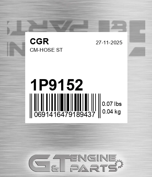 1P9152 Cm-hose St for CGR
