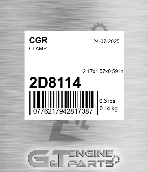 2D8114 CGR Clamp