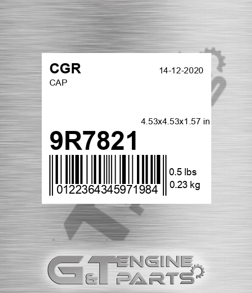 9R7821 CGR Cap