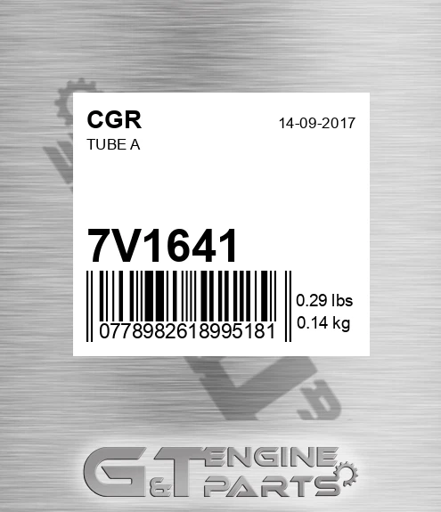 7V1641 CGR Tube A