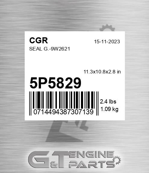5P5829 CGR Seal G.-9w2621