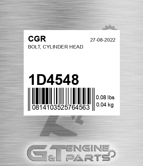 1D4548 Bolt, Cylinder Head