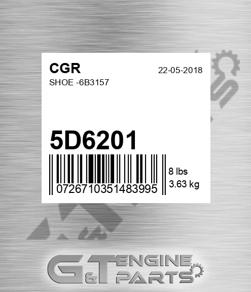 5D6201 CGR Shoe -6b3157