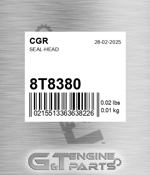 8T8380 Seal-head