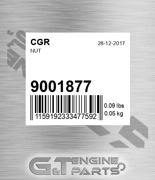 9001877 CGR Nut