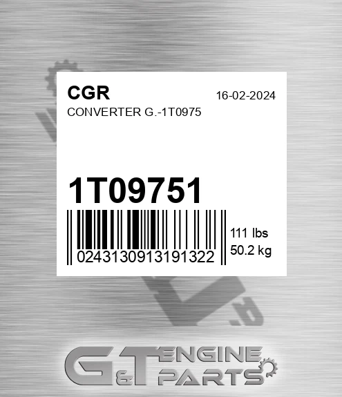 1T09751 Converter G.-1t0975
