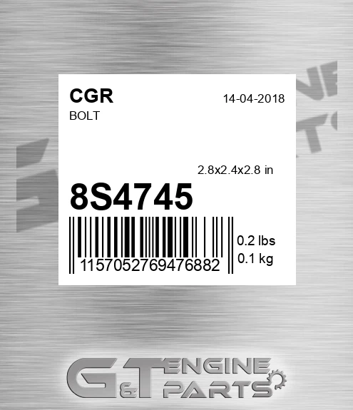 8S4745 CGR Bolt
