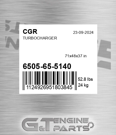 6505-65-5140 CGR Turbocharger