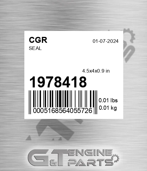 1978418 CGR Seal