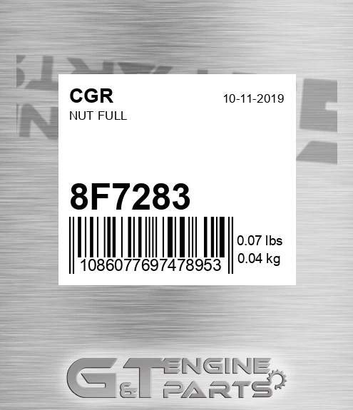 8F7283 Nut Full