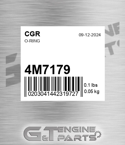 4M7179 CGR O-ring