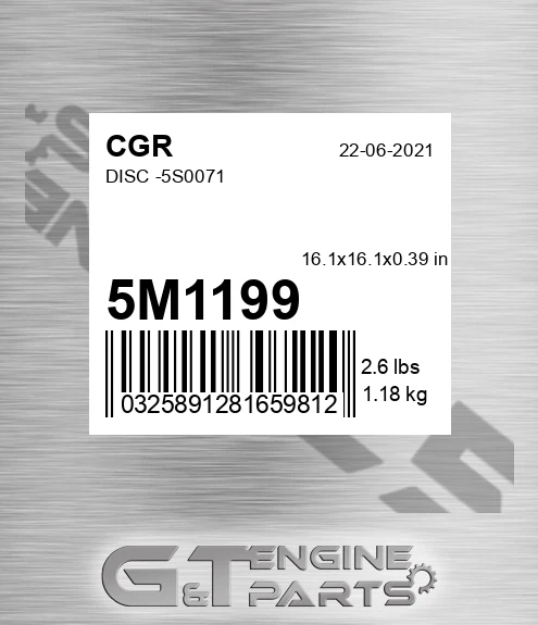 5M1199 Disc -5s0071