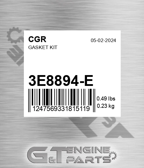 3E8894-E Gasket Kit
