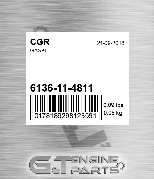 6136-11-4811 Gasket for CGR