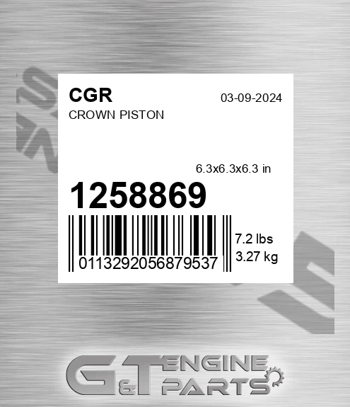 1258869 Crown Piston