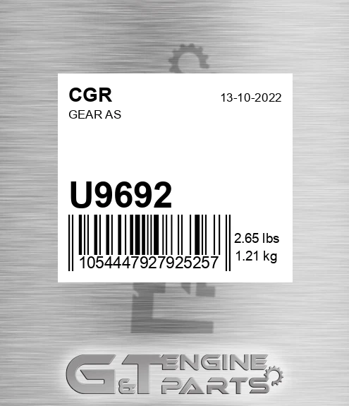 U9692 Gear As