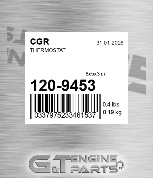 120-9453 CGR Thermostat