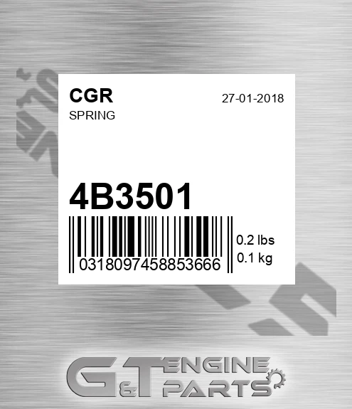 4B3501 Spring