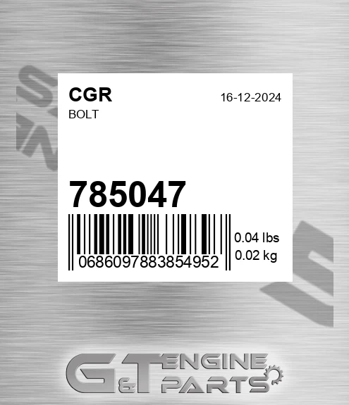 785047 Bolt