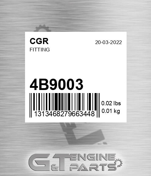 4B9003 Fitting