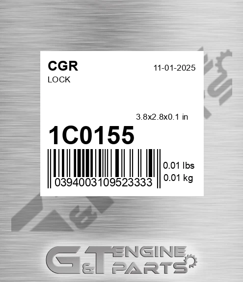 1C0155 CGR Lock