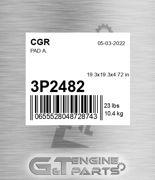 3P2482 Pad A.