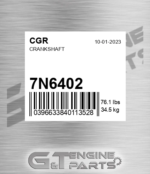 7N6402 Crankshaft