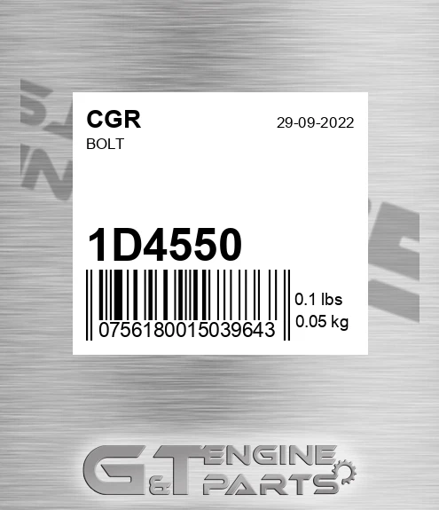 1D4550 Bolt