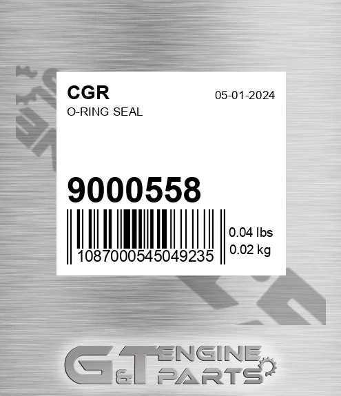 9000558 CGR O-ring Seal