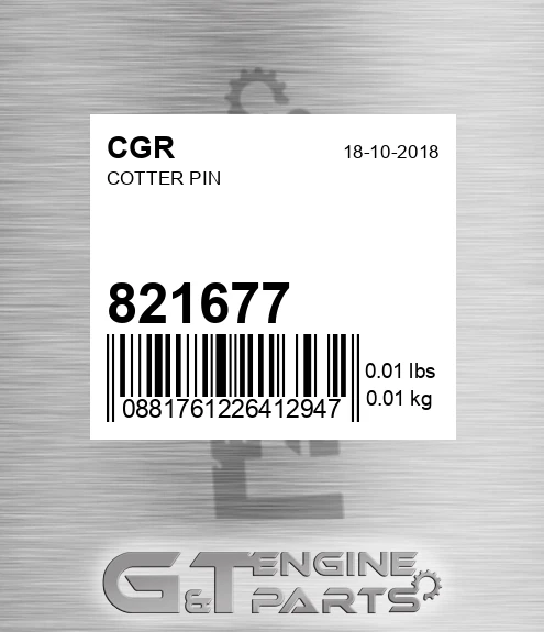 821677 Cotter Pin