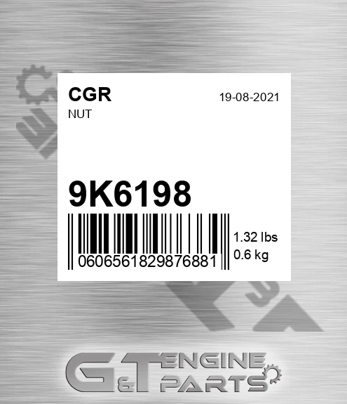 9K6198 CGR Nut