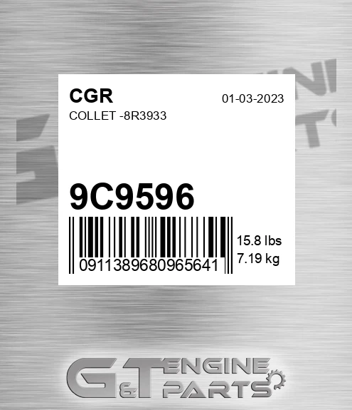 9C9596 Collet -8r3933