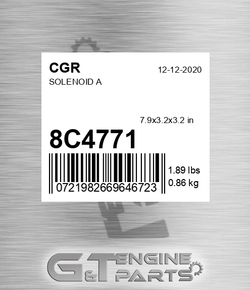 8C4771 Solenoid A