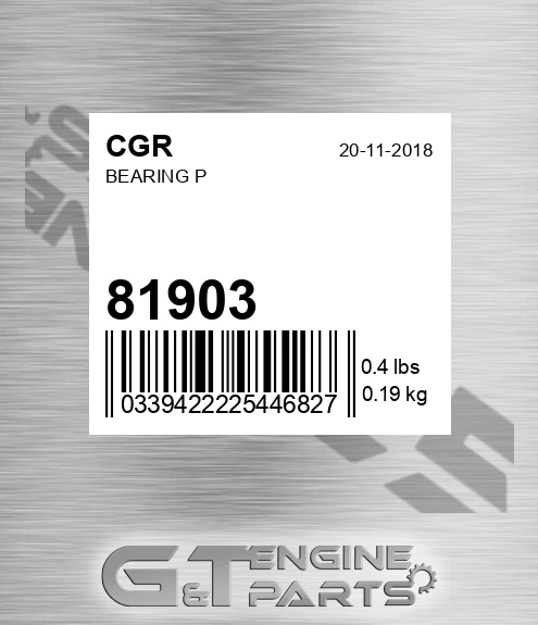 81903 Bearing P