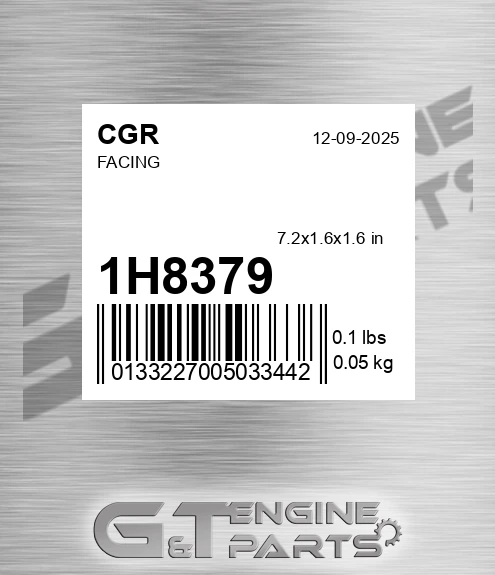 1H8379 Facing for CGR