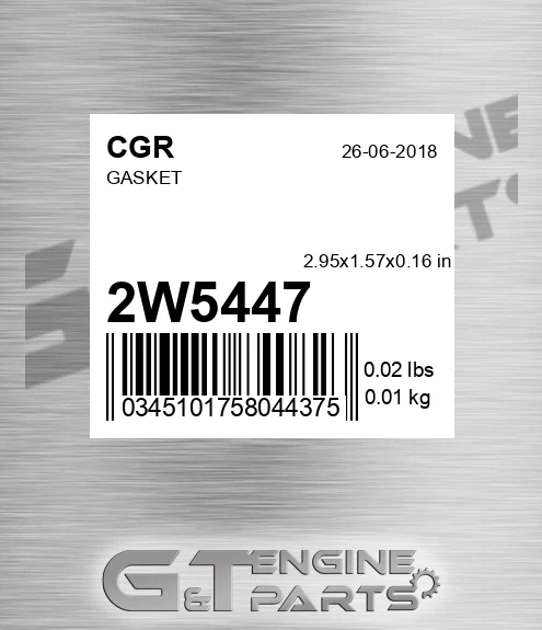 2W5447 Gasket