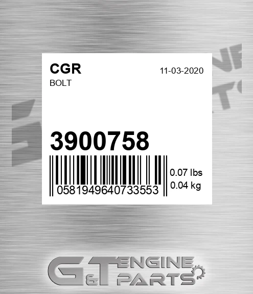 3900758 Bolt
