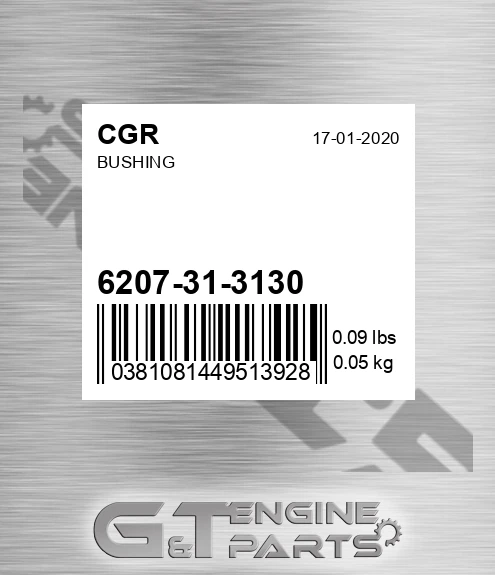 6207-31-3130 Bushing for CGR
