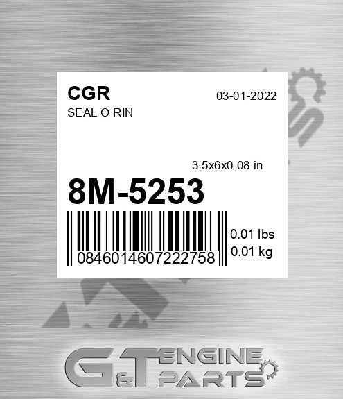 8M-5253 Seal O Rin