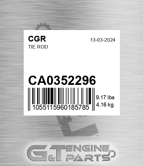 CA0352296 Tie Rod