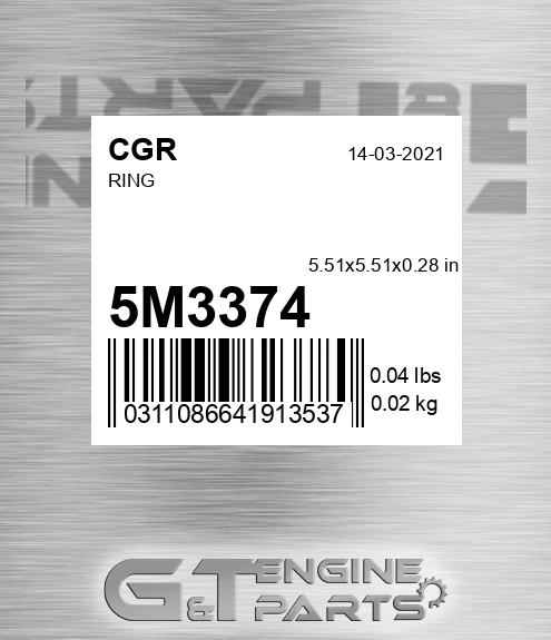 5M3374 Ring