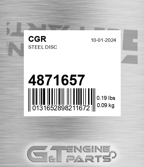 4871657 Steel Disc