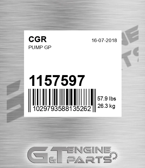 1157597 Pump Gp