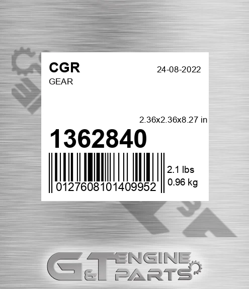 1362840 CGR Gear