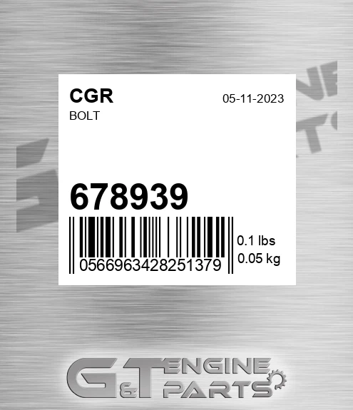 678939 Bolt