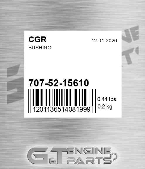 707-52-15610 Bushing