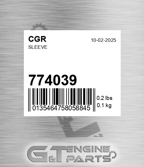 774039 Sleeve