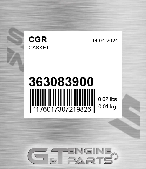 363083900 CGR Gasket