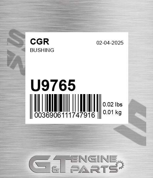 U9765 Bushing