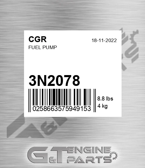 3N2078 CGR Fuel Pump